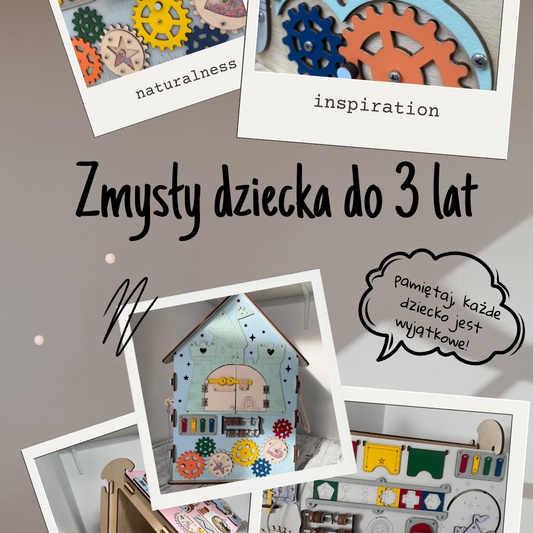 Zmysły dziecka do 3 lat